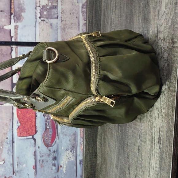 M Z Wallace Nylon/Leather "Zip" Satchel Bag - Picture 6 of 14